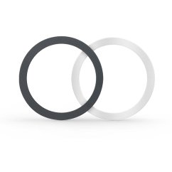 Kryt Tech-Protect Magmat Magsafe Universal Magnetic Ring 2-Pack Black & Silver