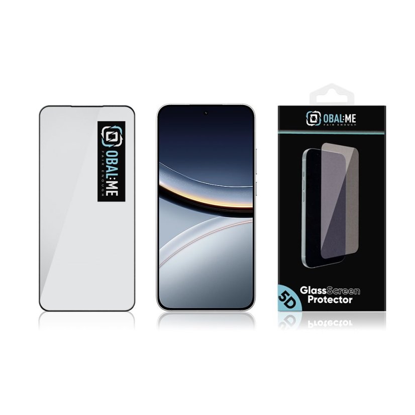 OBAL:ME 5D tvrdené sklo pre Xiaomi Poco F7 Black