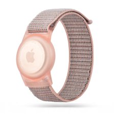 Óraszíj Tech-Protect Nylon For Kids Apple Airtag 1 / 2 Pink