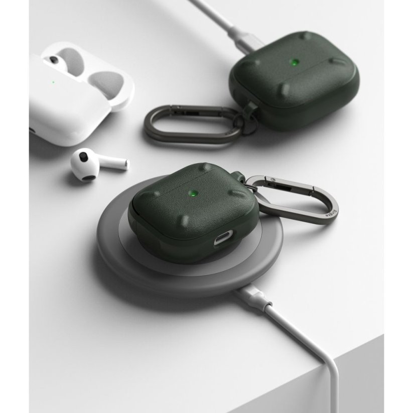 PÚZDRO/KRYT  RINGKE ONYX APPLE AIRPODS 3 DARK GREEN