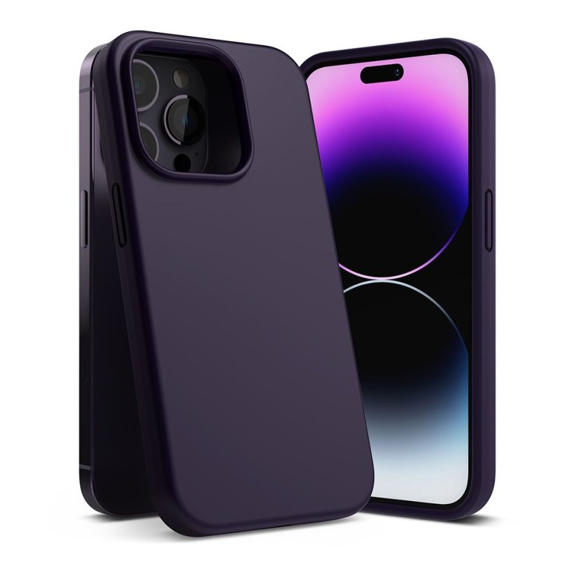 Kryt Ringke Silicone iPhone 14 Pro Deep Purple