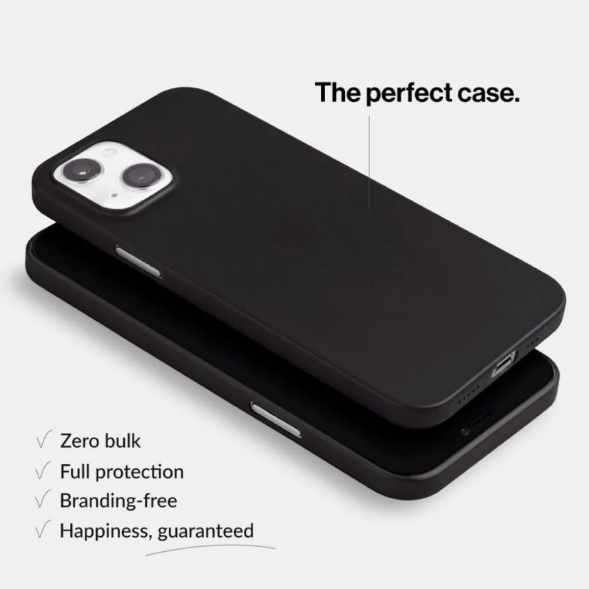 Slim Minimal iPhone 15 fekete