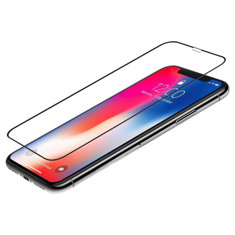 3D ochranné temperované sklo pre Apple iPhone XR, Black