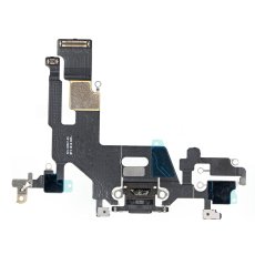 iPhone 11 - dokkolótöltő alsó hajlékony csatlakozó (fekete)