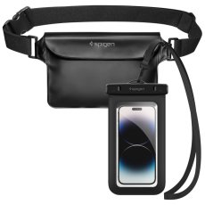 Vodeodolné púzdro Spigen A621 Universal Waterproof Case & Waist Bag Black