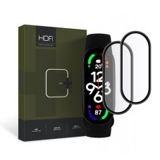 2ks v balení, set hybridních skel Hofi Hybrid Pro+ 2-Pack Xiaomi Mi Smart Band 7 / 7 Nfc black