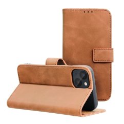 Kryt Tender Book Case iPhone 13 Brown