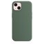 iPhone 13 mini Silicone Case s MagSafe - Eucalyptus design (zelený)