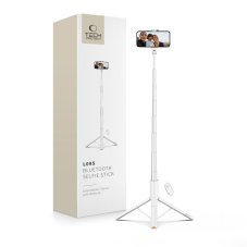 Selfie tyč Tech-Protect L09S Bluetooth Selfie Stick Tripod White