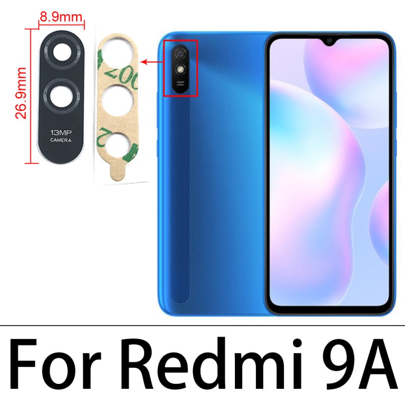 Csereüveg a hátsó kamerához - Xiaomi Redmi 9A