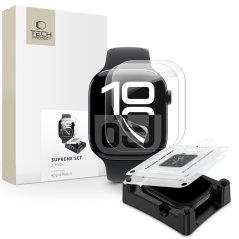 Hydrogel fólia Hydrogelova fólia Tech-Protect Supreme Set 2-Pack Apple Watch 10 (46 mm) Clear Hydrogel fólia Hydrogelova fólia Tech-Protect Supreme Set 2-Pack Apple Watch 10 (46 mm) Clear