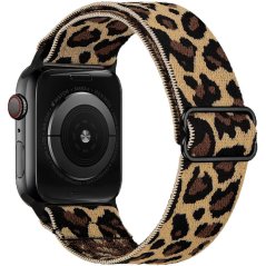 Scrunchie remienok pre Apple Watch (38/40/41mm) Brown Cheetah