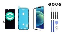 MULTIPACK - LCD kijelző iPhone 14 Plus + ragasztó a kijelző alatt + 3D védőüveg + szerszámkészlet