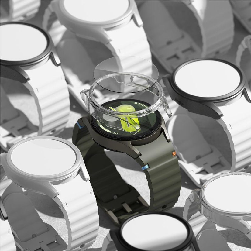 Kryt Ringke Slim & Tempered Glass Samsung Galaxy Watch 7 (44 mm) Clear