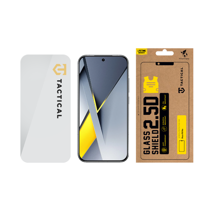 Tactical Glass Shield 2.5D sklo pre Poco F8 Pro Clear