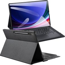 Tok Dux Ducis Case Dk Összecsukható vezeték nélküli billentyűzettel háttérvilágítással Samsung Galaxy Tab S10 Ultra/S9 Ultra/S8 Ultra Black