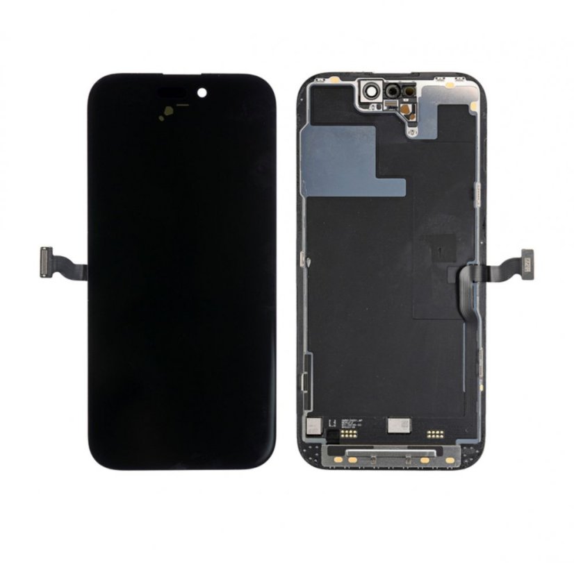 MULTIPACK - Eredeti OLED kijelző iPhone 14 Pro + ragasztó a kijelző alatt + 3D védőüveg + szerszámkészlet