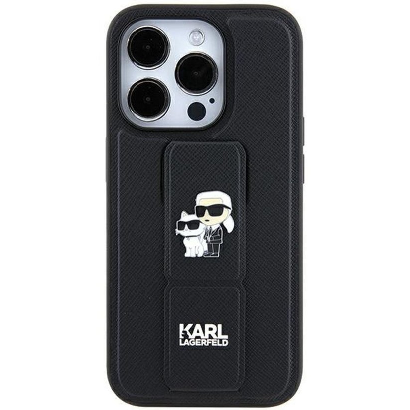 Kryt Original Faceplate Case Karl Lagerfeld Klhcn61Gsakcpk iPhone 11 (Gripstand Saffiano Kc Pin / Black)