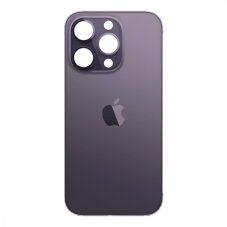 Apple iPhone 14 Pro Max - zadní sklo krytu se zvětšeným otvorem na kameru (Deep Purple)