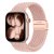 Tech-Protect nylon szíj Apple Watch 8 / 9 / 10 / 11 / SE (40 / 41 / 42 mm) dusty rose színben