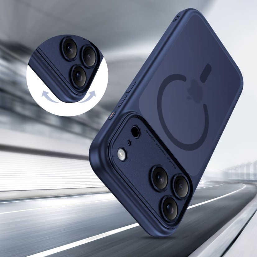 Tok Tech-Protect Magpeak Magsafe Cc iPhone 17 Pro Matte mélykék