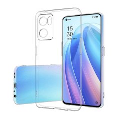 Silikónový kryt s hrúbkou 0,5 mm Foroppo Reno 7 5G T Priesvitný Silikónový kryt s hrúbkou 0,5 mm Foroppo Reno 7 5G T Priesvitný