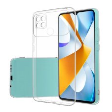 Tok Case Xiaomi Poco C40 0,5 mm vastag szilikon tok átlátszó Tok Case Xiaomi Poco C40 0,5 mm vastag szilikon tok átlátszó