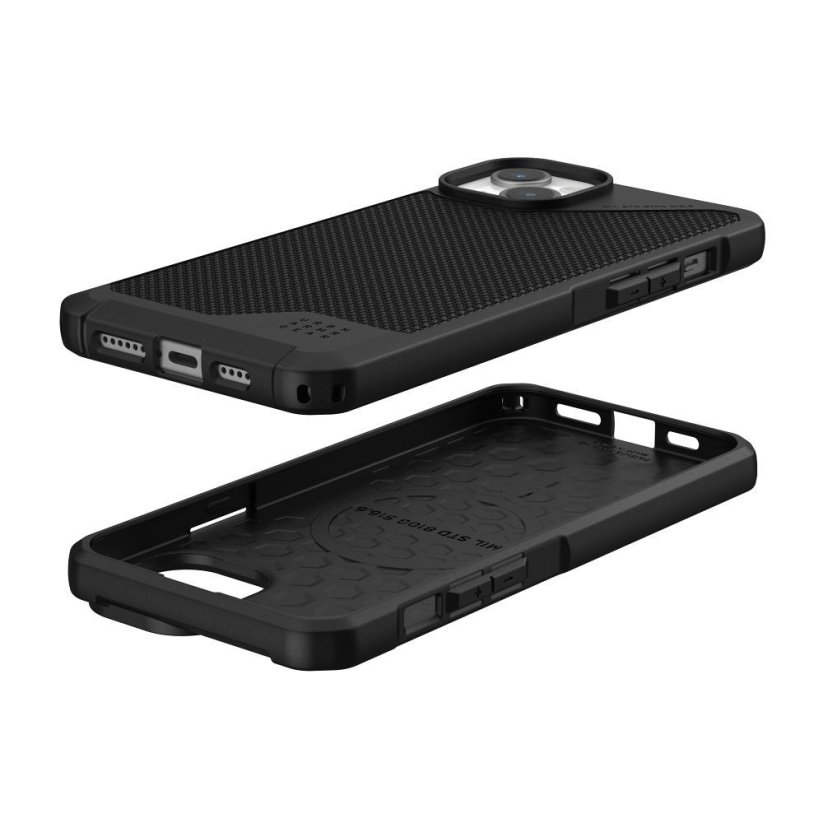 Kryt (Uag) Urban Armor Gear Metropolis Lt Case s MagSafe iPhone 15 Plus Kevlar Black