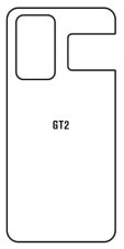 Hidrogél - hátsó védőfólia - Realme GT2
