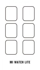 Hidrogél - 6x védőfólia - Xiaomi Mi Watch Lite