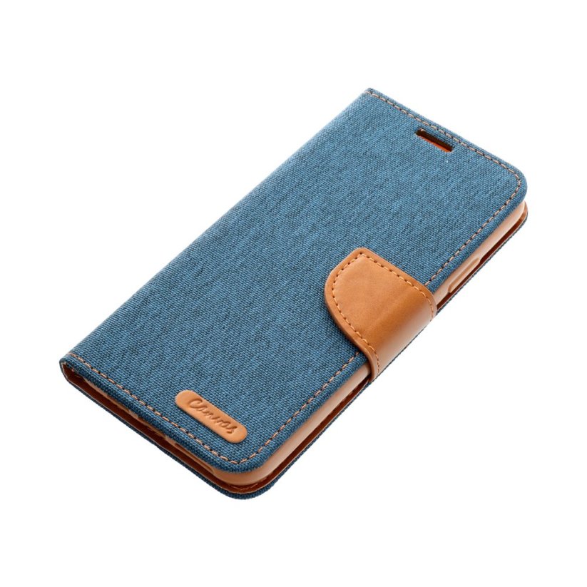 Kryt Canvas Book Case Samsung Galaxy A34 5G Navy Blue