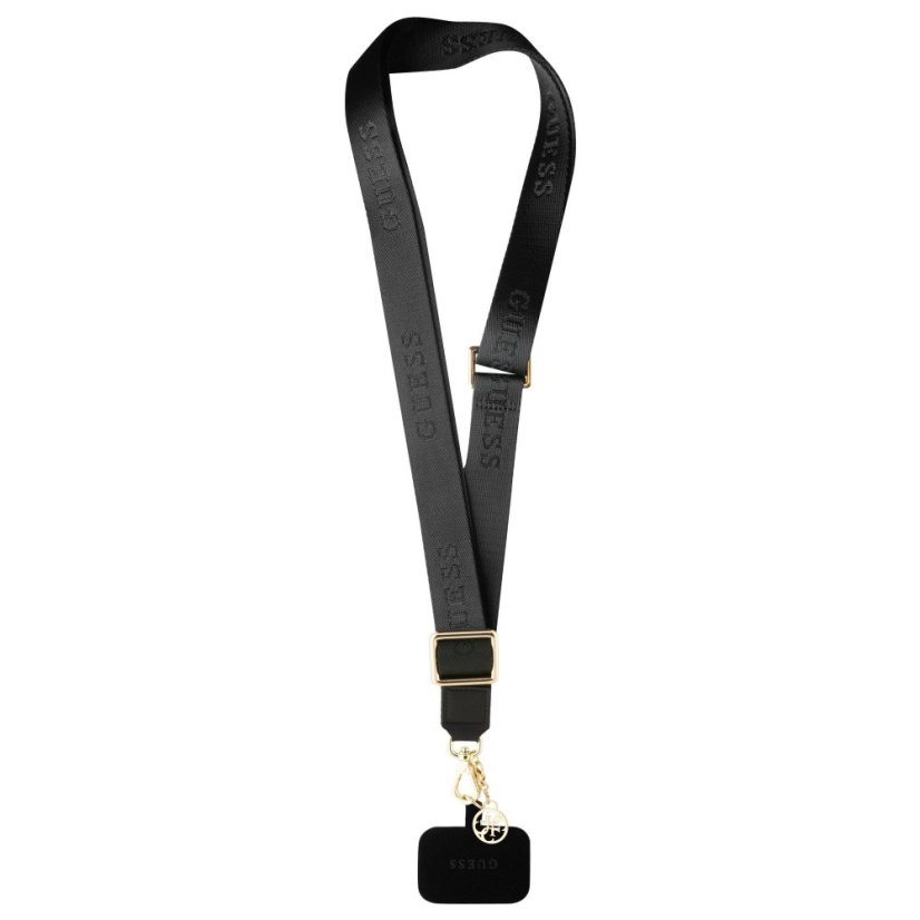 Guess Crossbody Nylon pánt 4G Charm Black