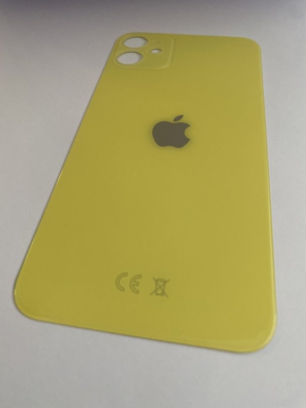 Apple iPhone 11 - Zadné sklo housingu (Yellow)