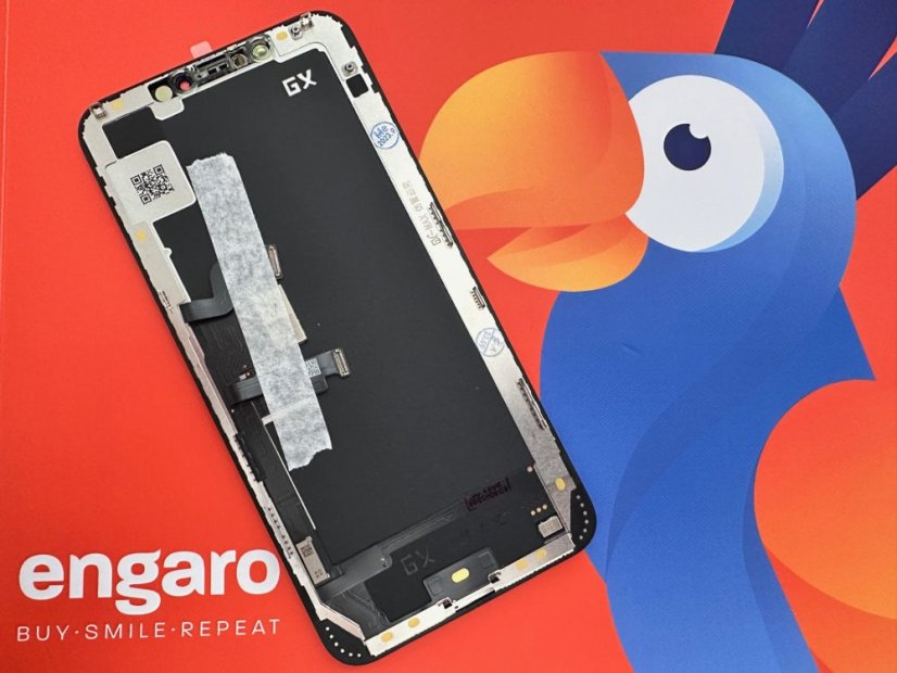 Fekete OLED kijelző + érintőképernyős üveg Apple iPhone XS Max