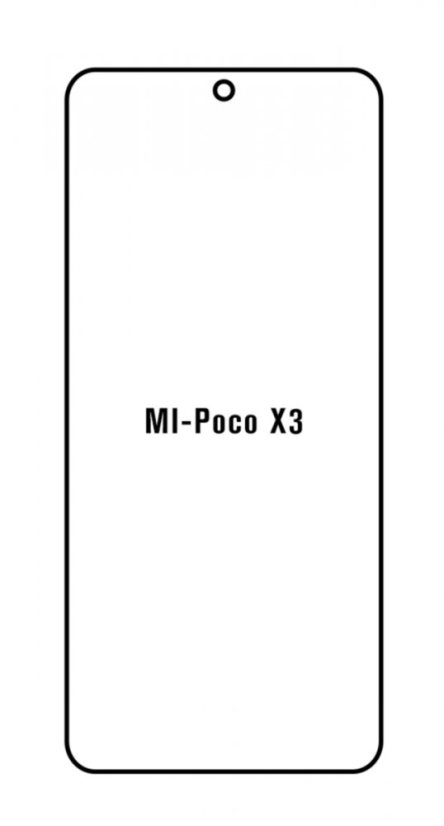 Hydrogel - ochranná fólia - Xiaomi Poco X3