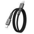Kabel Tech-Protect Ultraboost Bottom MaGTwist Type-C Cable PD 100W / 5A 100cm Iron Grey