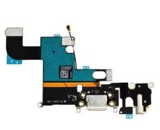 iPhone 6 - Töltőcsatlakozó hajlékony kábel mikrofonnal (fehér)