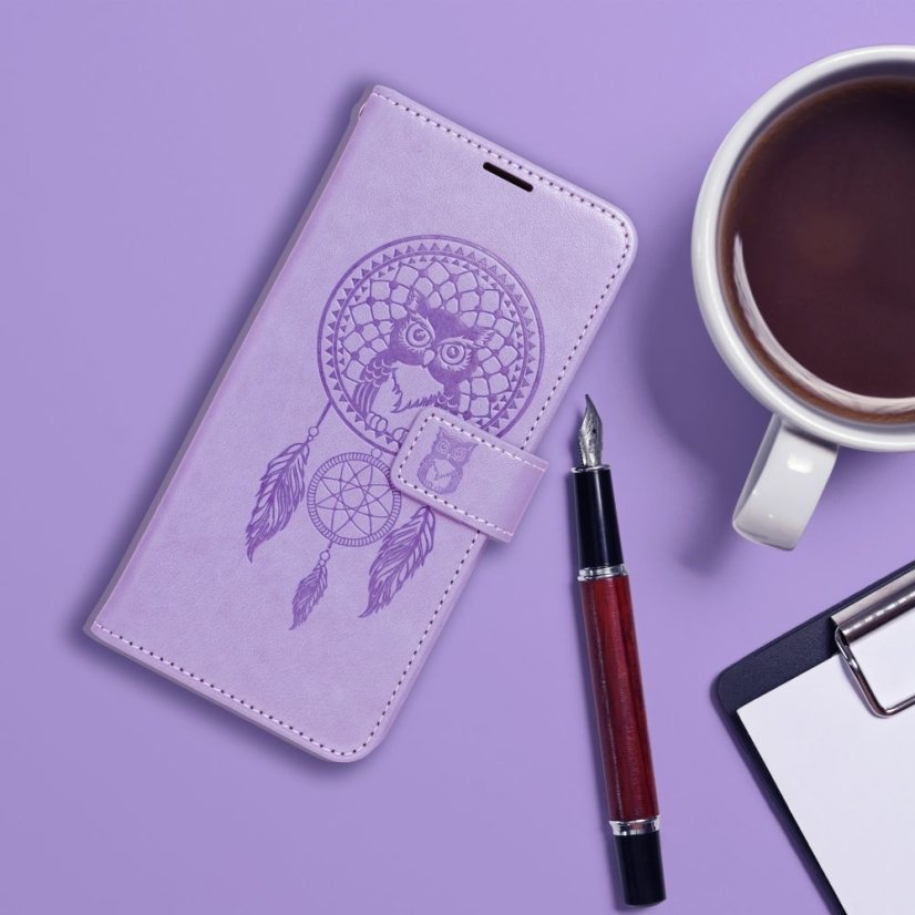 Kryt Mezzo Book Case Xiaomi Redmi Note 14 Pro 5G / 14 Pro Plus 5G lapač snov Purple