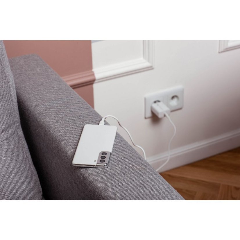 Kábel Phone Charger Forcell F-Energy USB C Qc4.0 Pd 3A 25W + Cable USB C to USB C Tfk-Tc-25Wpd White