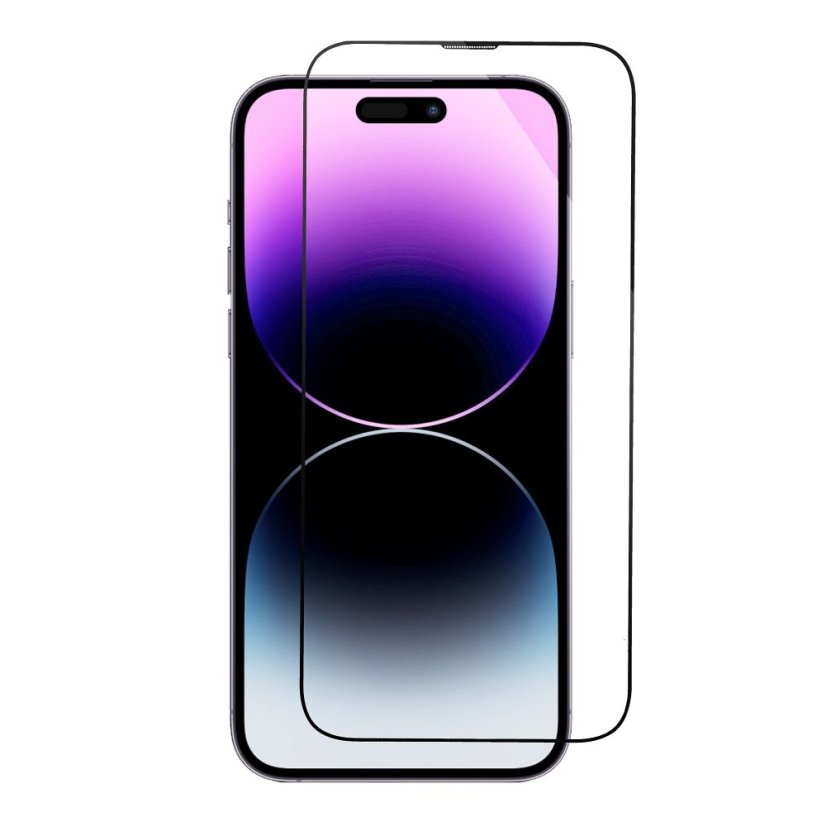Ochranné sklo 5D Full Glue Ochranné tvrdené sklo iPhone X Black + aplikačný rámik