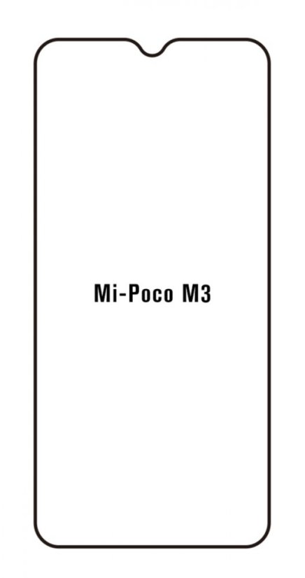 Hydrogel - ochranná fólia - Xiaomi Poco M3