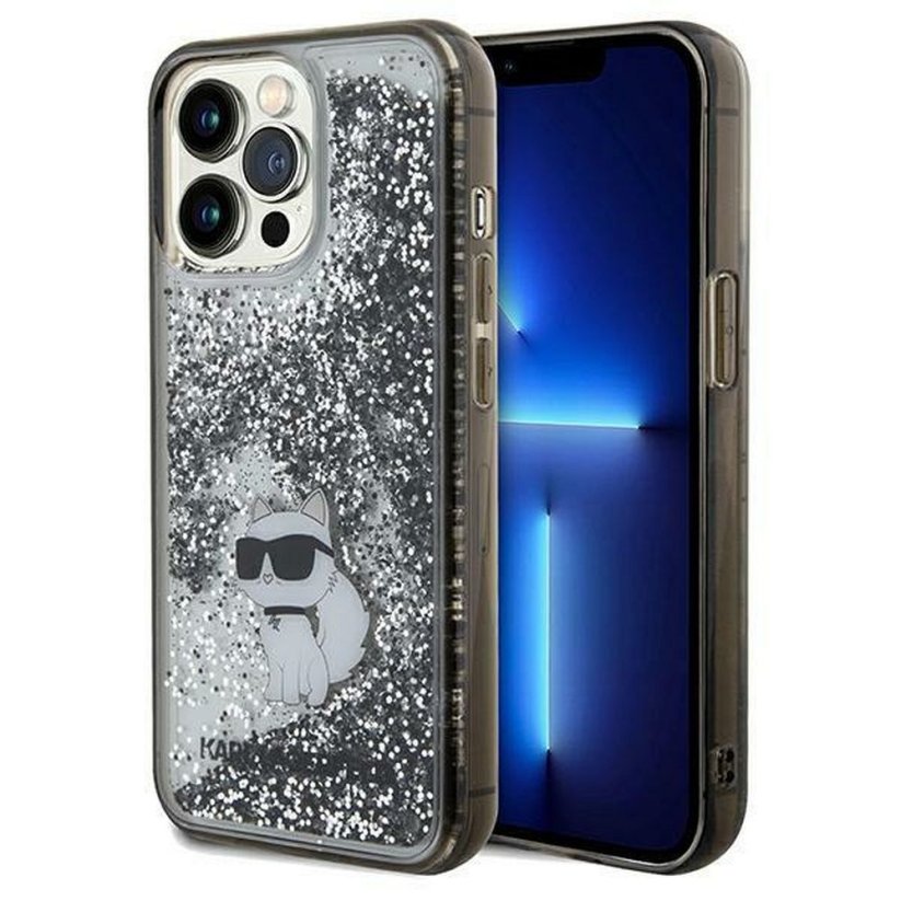 Kryt Original Faceplate Case Karl Lagerfeld Klhcp13Xlkcnsk iPhone 13 Pro Max (Liquid Glitter C / Priesvitný)