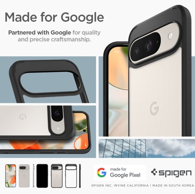 Kryt Spigen Ultra Hybrid Google Pixel 9 / 9 Pro Matte Black