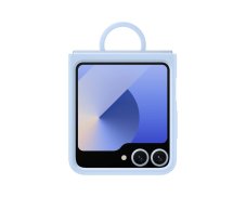 EF-PF741TLE Samsung silikónový kryt s krúžkom pre Samsung Galaxy Z Flip 6/7 FE Blue
