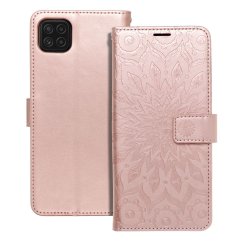 Kryt Mezzo Book Case Samsung Galaxy A22 5G Mandala Rose Gold