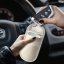 RFID blokátor Klatka Faradaya Tech-Protect Klr100 Pouch Keyless Rfid Signal Blocker Case Caffe Latte