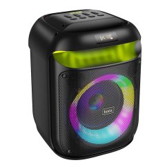 Hoco Speaker Bluetooth + 2 X Wireless Microphones Ha13 Black