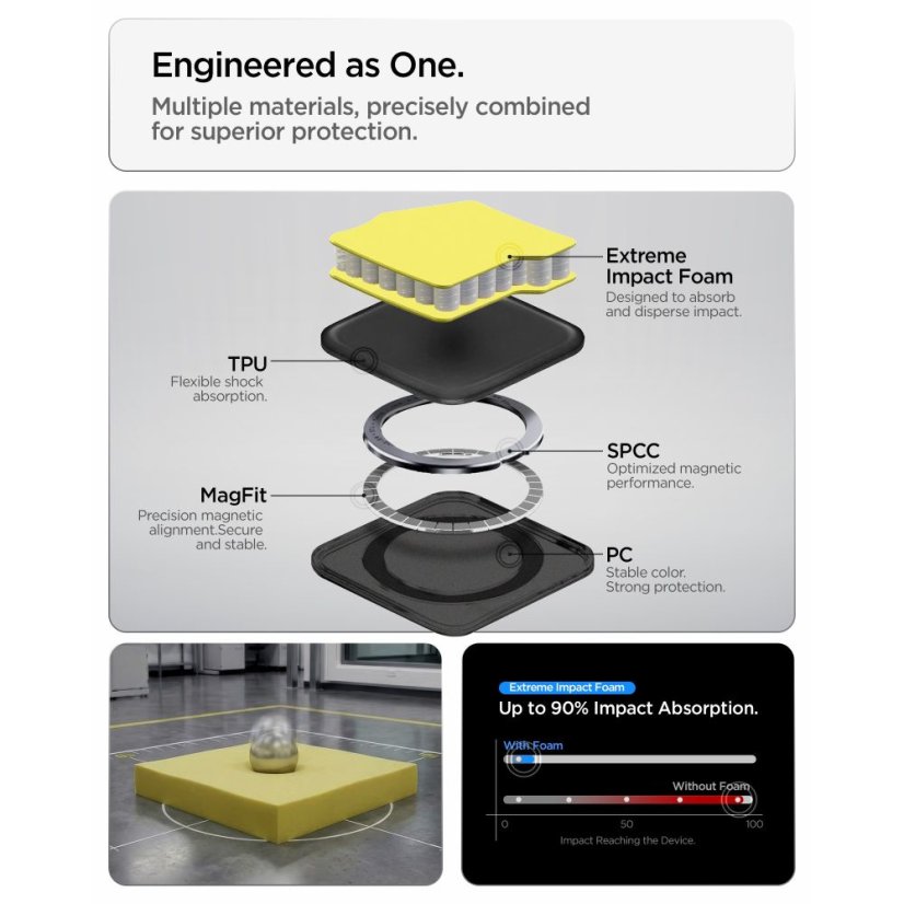 Tok Spigen Tough Armor Mag Magsafe Samsung Galaxy S26 Ultra Black