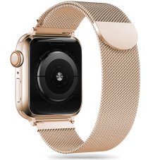 Óraszíj Tech-Protect Milaneseband Apple Watch 8 / 9 / 10 / 11 / SE (40 / 41 / 42 mm) Gold
