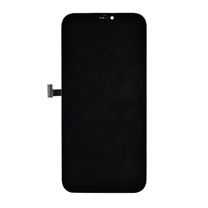 MULTIPACK - Fekete LCD kijelző iPhone 12 Pro Max + ragasztó a kijelző alatt + 3D védőüveg + szerszámkészlet